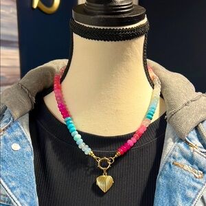 Gemstone candy necklace